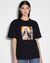 WOMENS  DIE HARD OH G SS TEE BLACK OVERSIZED TEES