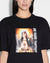 WOMENS  DIE HARD OH G SS TEE BLACK OVERSIZED TEES