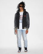 Mens Juice Wrld Kash Ss Tee Vintage White Regular Fleece - White
