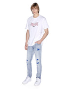 Mens Chitch Miami Philly Blue Slim Denim Jeans - Denim