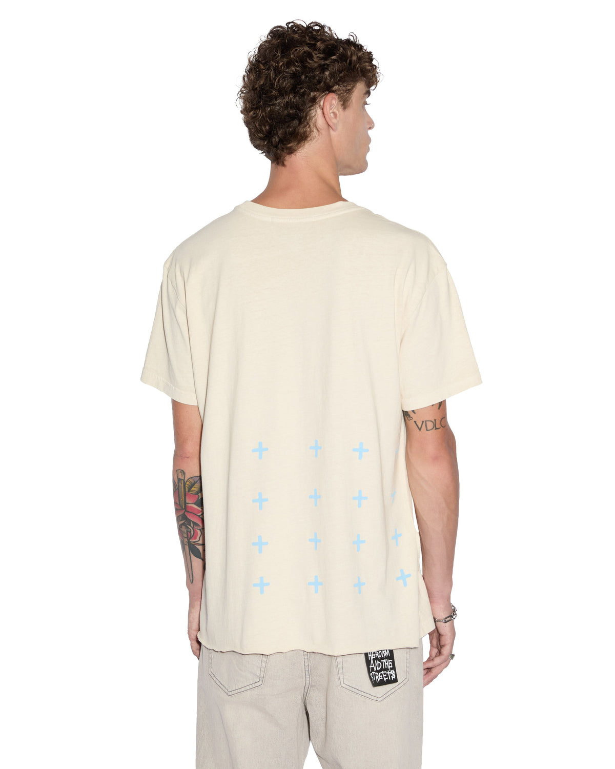 Mens Paradise Biggie Ss Tee Dusty Desert Oversized Tees - Tan