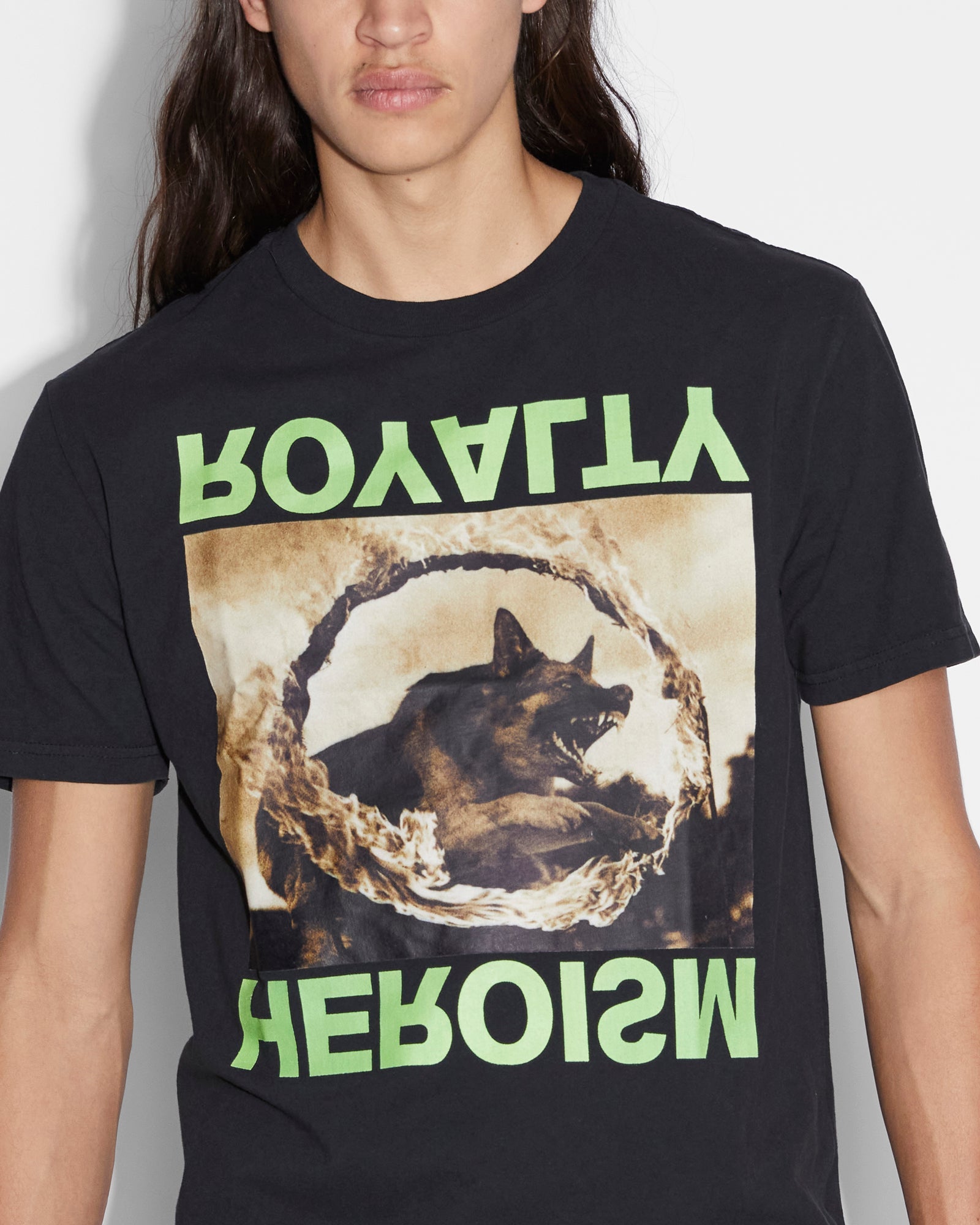 MENS  SHEPHARD KASH SS TEE JET BLACK REGULAR TEES