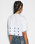 SCRIBE OH G CROP SS TEE WHITE