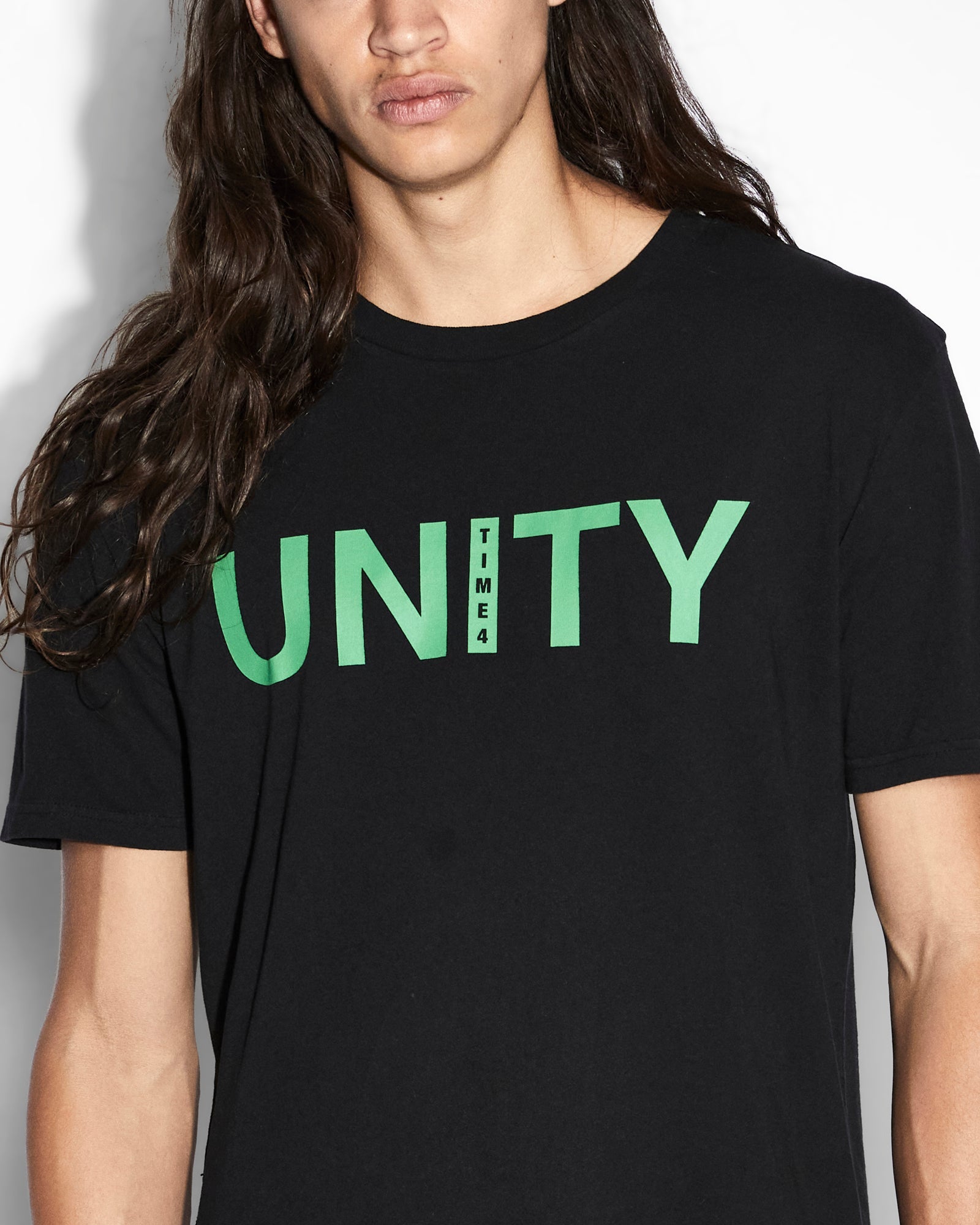 MENS  UNITY KASH SS TEE JET BLACK REGULAR TEES