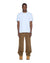 MENS  4X4 PAISE BIGGIE SS TEE WHITE RED REGULAR TEES
