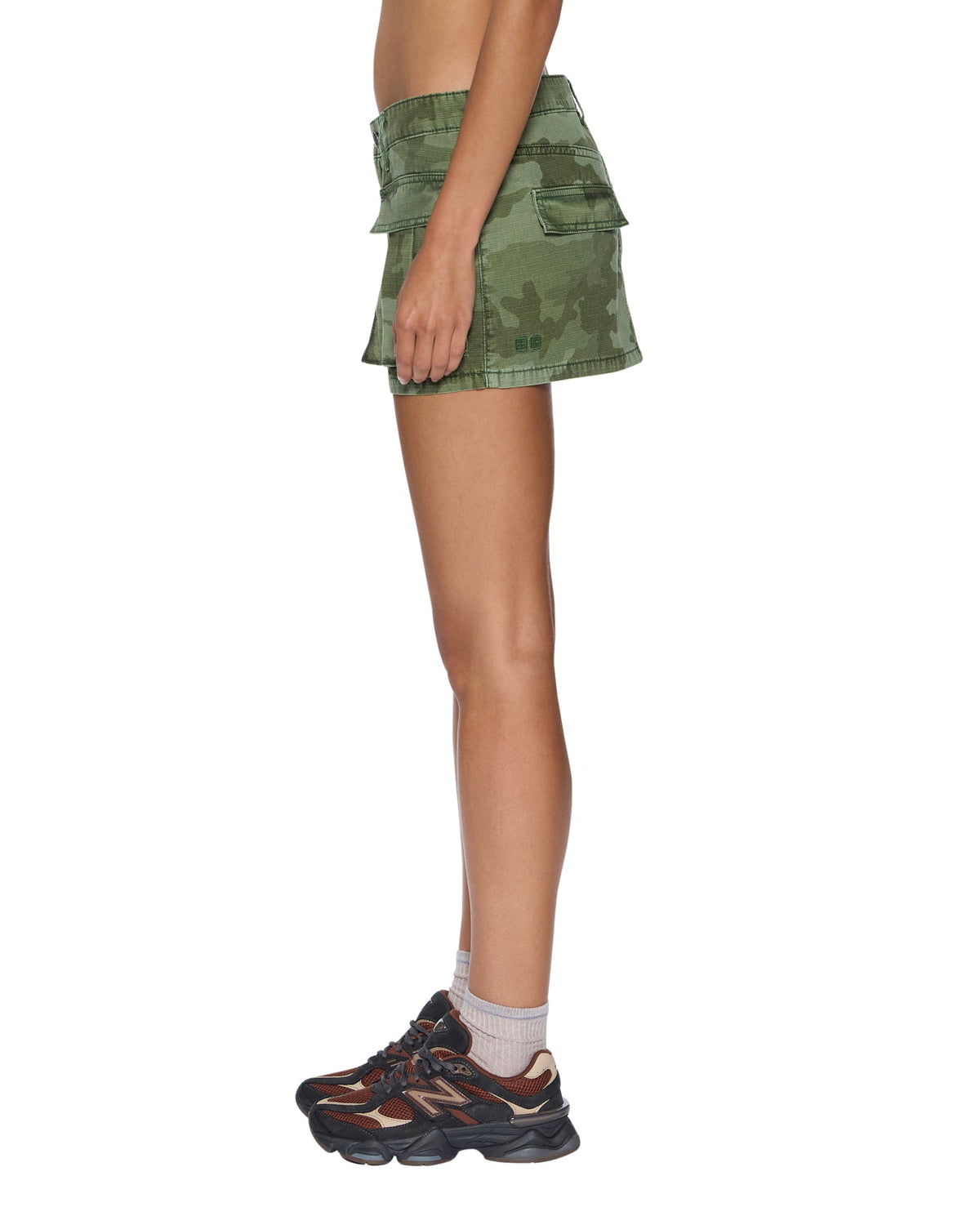 Buy Micro Mini Cargo Skirt Hash Camo Ksubi ++