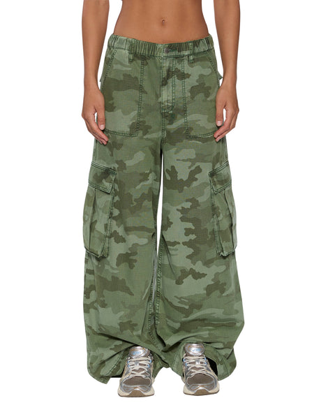 Womens Ksuper Cargo Pant Hash Camo Pants | Ksubi ++