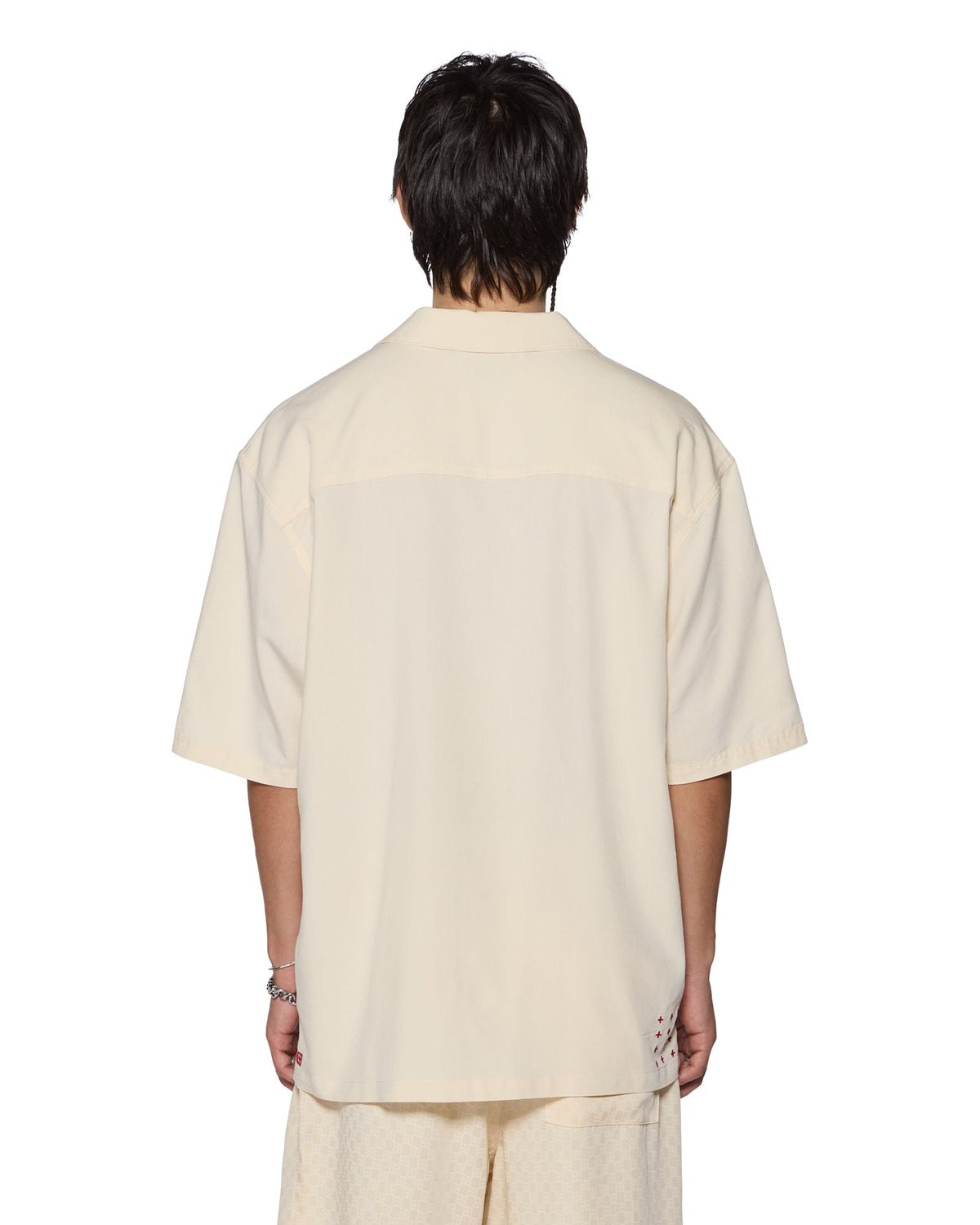 Mens 1999 Diner Ss Shirt Ecru Relaxed Shirts - Beige