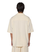 Mens 1999 Diner Ss Shirt Ecru Relaxed Shirts - Beige