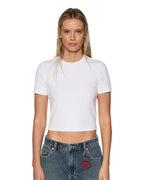 WOMENS 1999 PLUS BABY TEE WHITE TEES