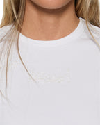 WOMENS 1999 PLUS BABY TEE WHITE TEES