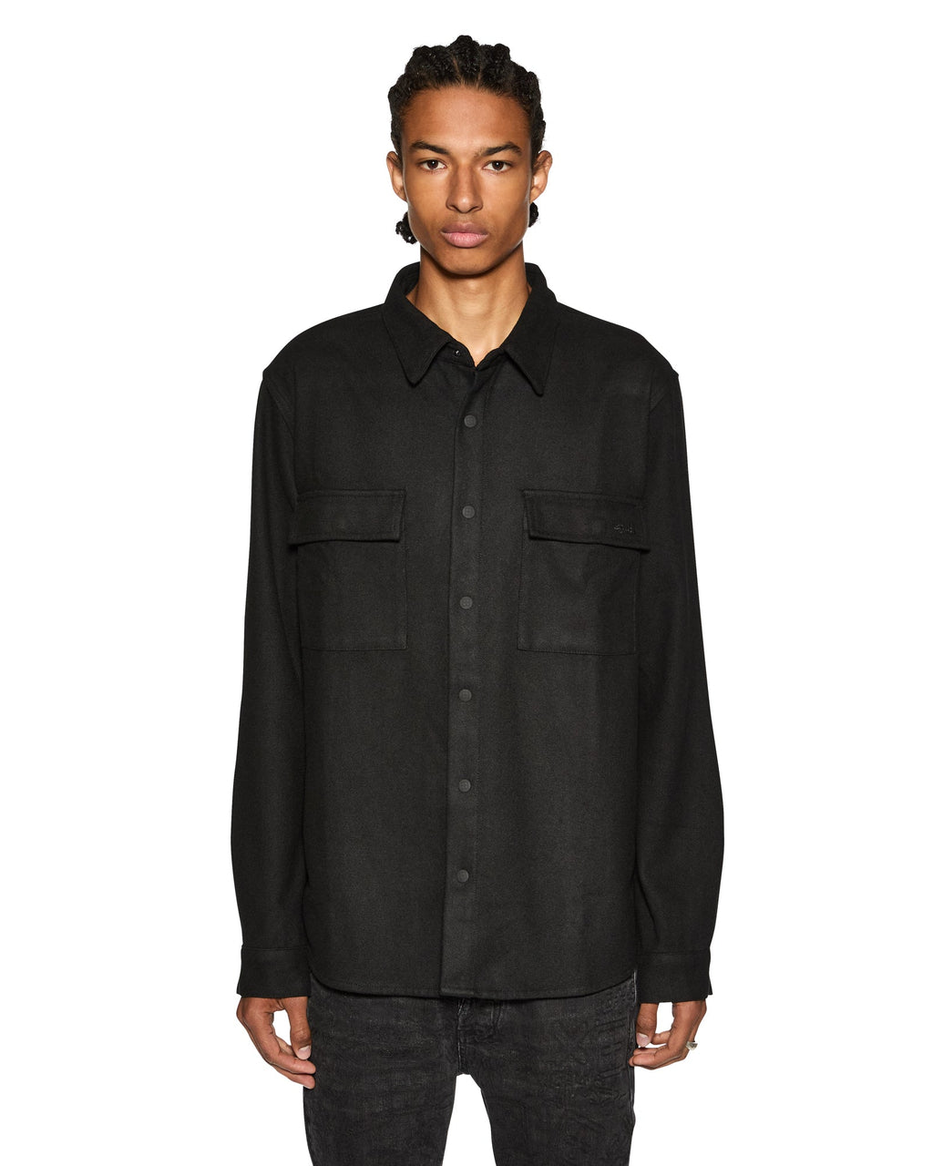 Mens 1999 Snakebite Ls Shirt Black Regular Shirts - Black