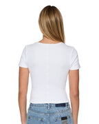 WOMENS ARISE SS TEE WHITE TEES