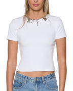 WOMENS ARISE SS TEE WHITE TEES