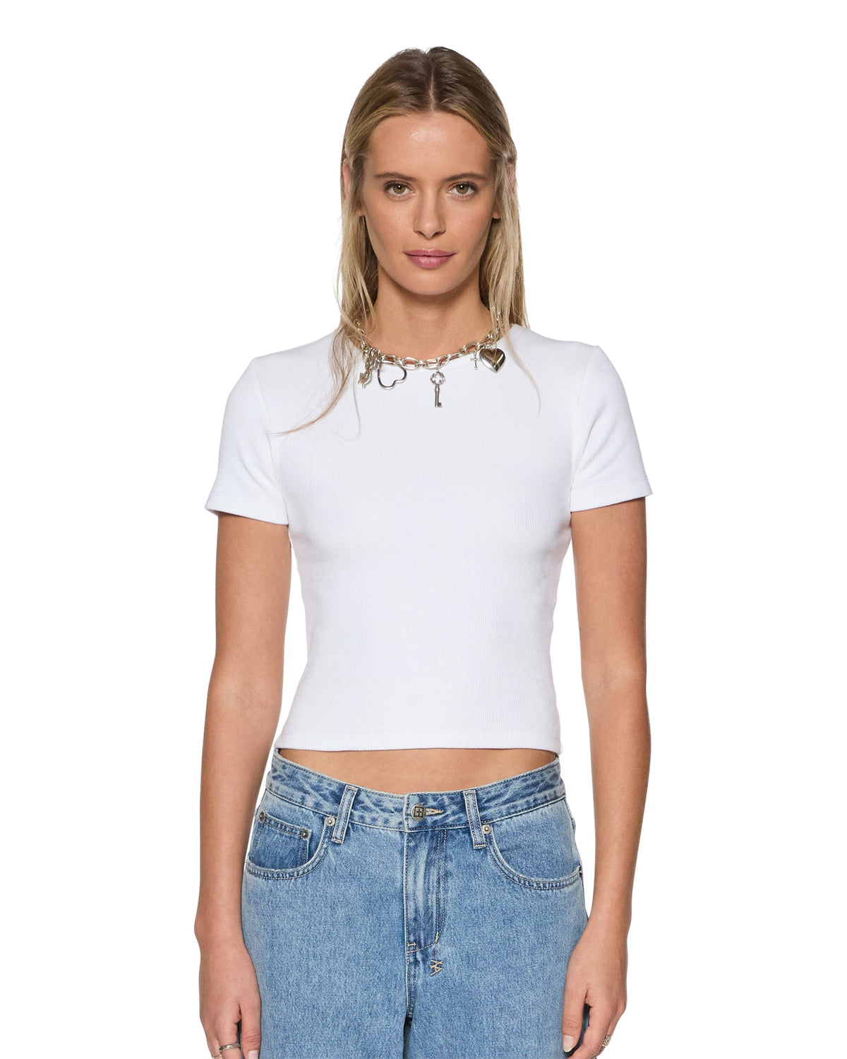 WOMENS ARISE SS TEE WHITE TEES