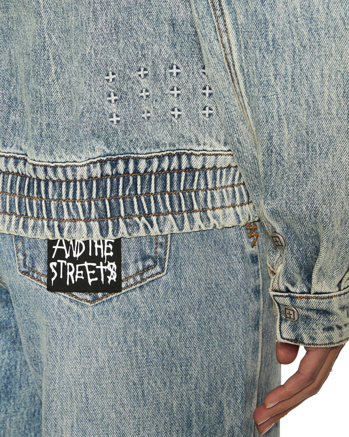 Womens Aria Bomber Youth Relaxed Jackets - Denim