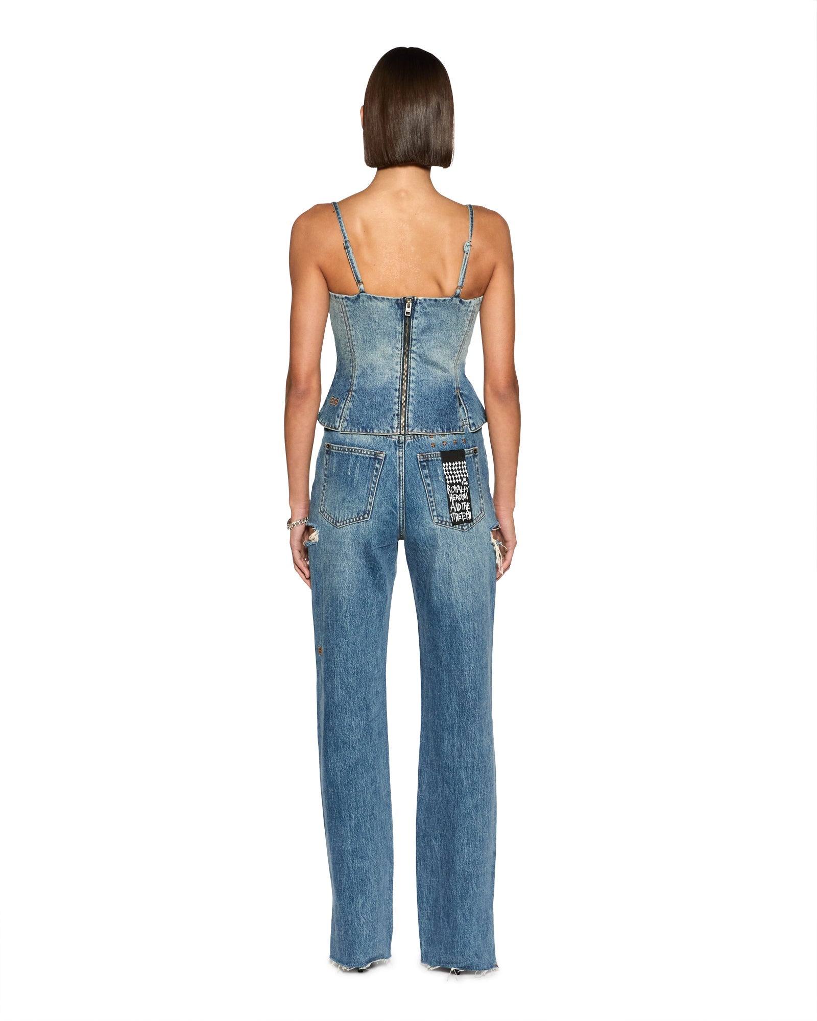 WOMENS  ATHENA BUSTIER AGED FITTED FASHION TOPS