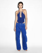 WOMENS UNTAMED BODYSUIT COBALT FASHION TOPS