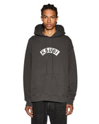 Mens Baddies Biggie Hoodie Faded Black Oversized Fleece - Black