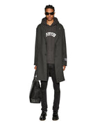 Mens Baddies Biggie Hoodie Faded Black Oversized Fleece - Black