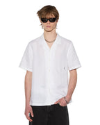 Mens Costa Resort Ss Shirt White Regular Shirts - White
