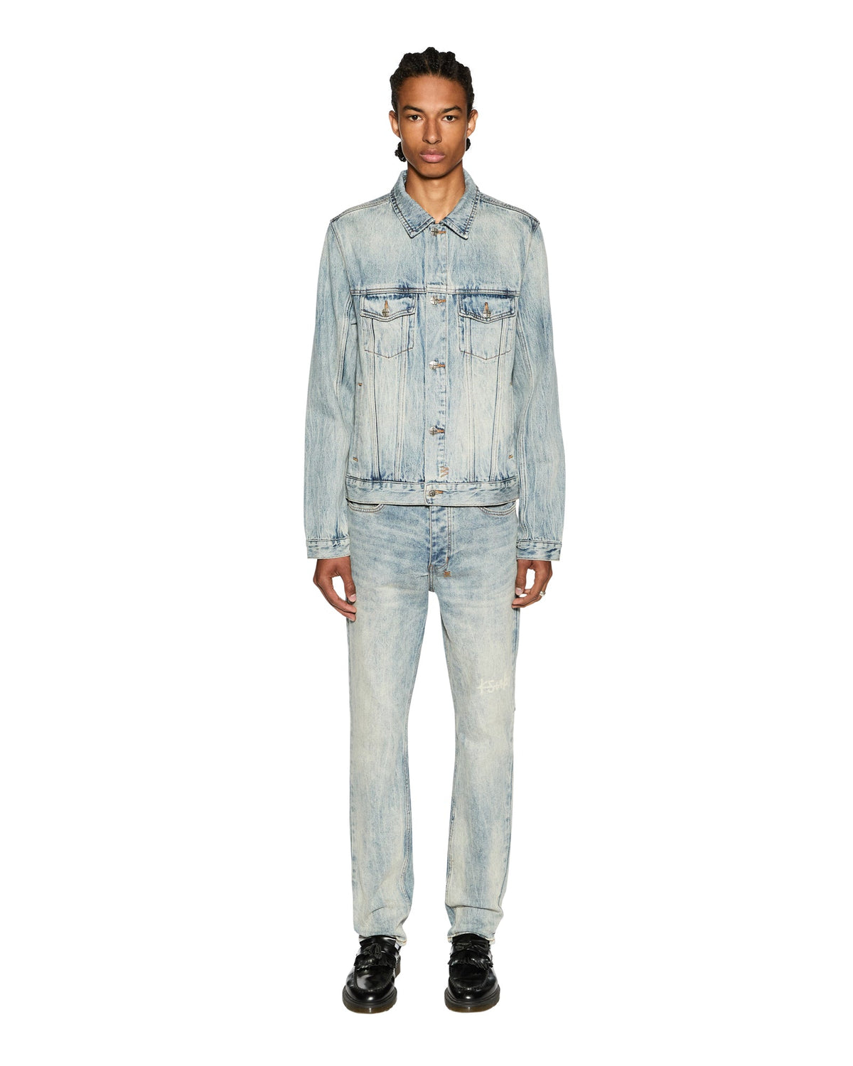 Mens Classic Jacket Stairway Regular Jackets - Denim