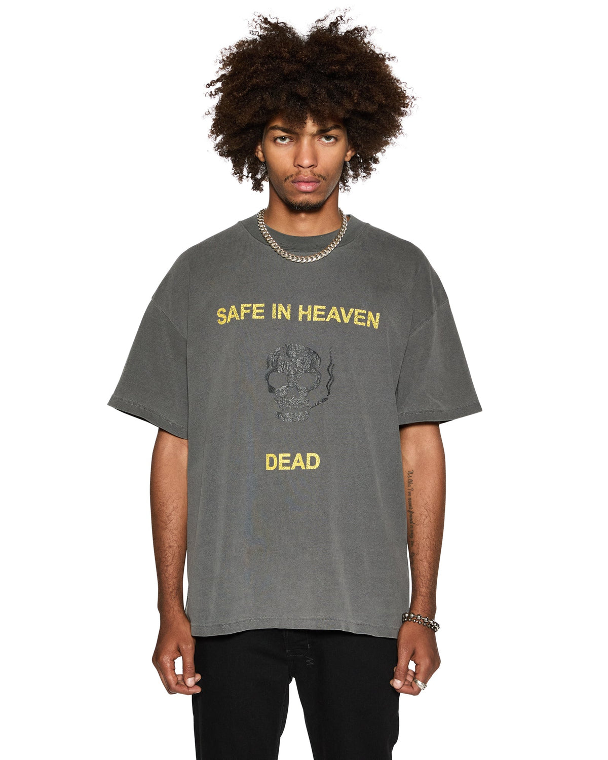 DEAD EKCESS SS TEE CHARCOAL