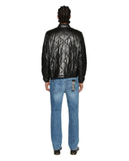 Mens Eclipse Quilted Bomber Black Regular Jackets - Black