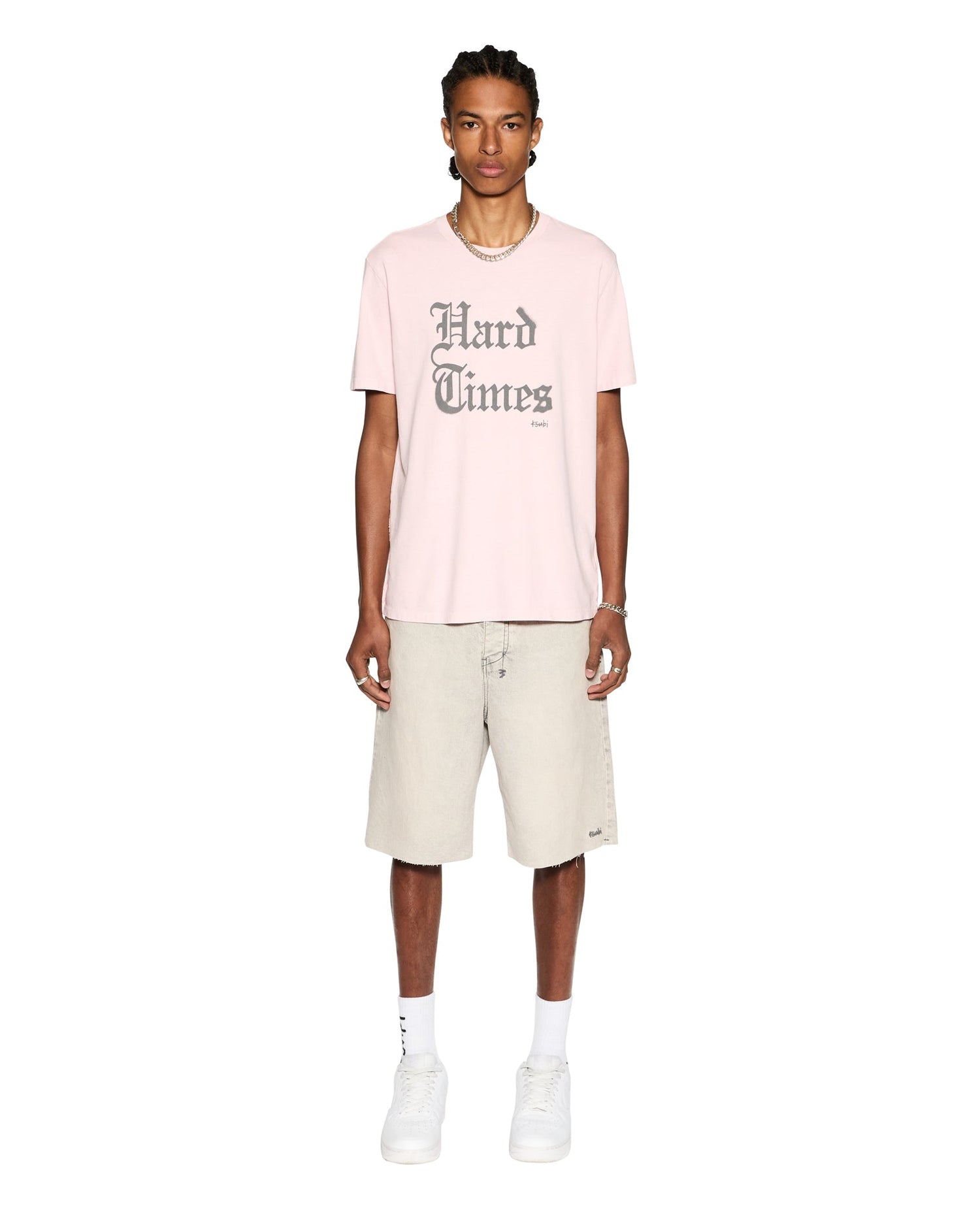 HARD TIMES KASH SS TEE QUARTZ