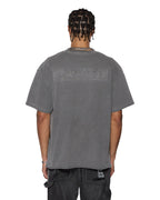 Mens Intruder Ekcess Ss Tee Charcoal Oversized Tees - Grey
