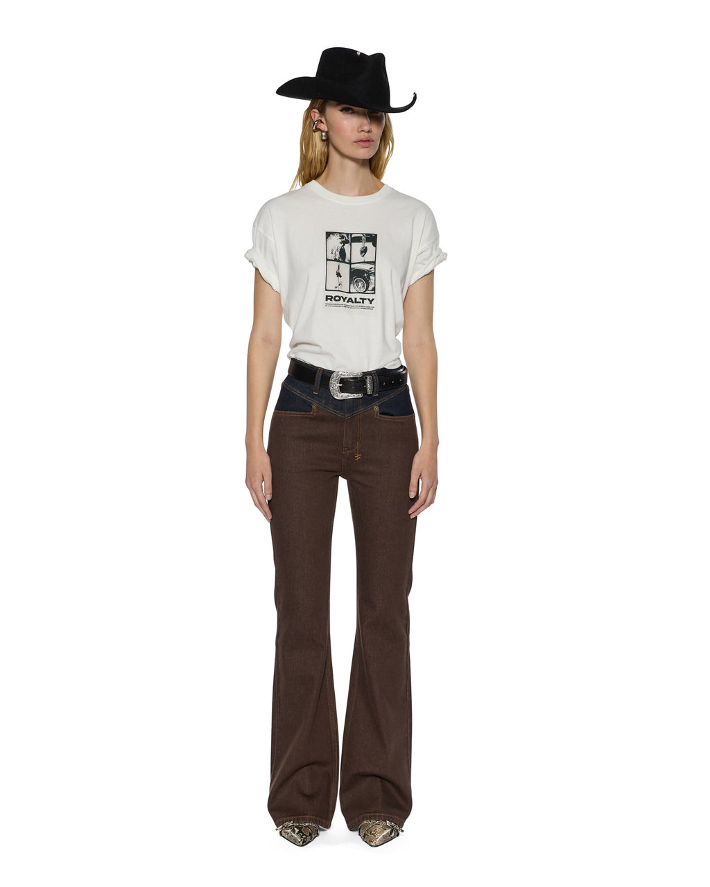 WOMENS ROYALTY EVERYDAY SS TEE VINTAGE WHITE TEES