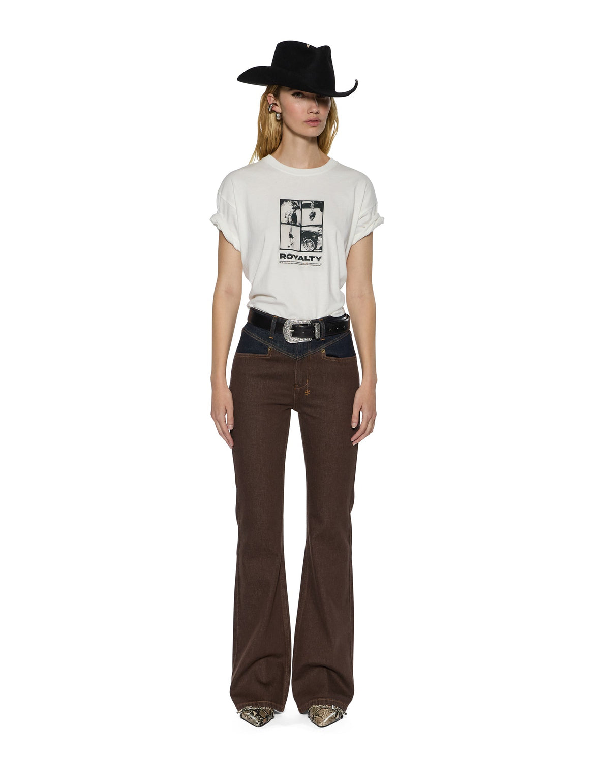 WOMENS ROYALTY EVERYDAY SS TEE VINTAGE WHITE TEES