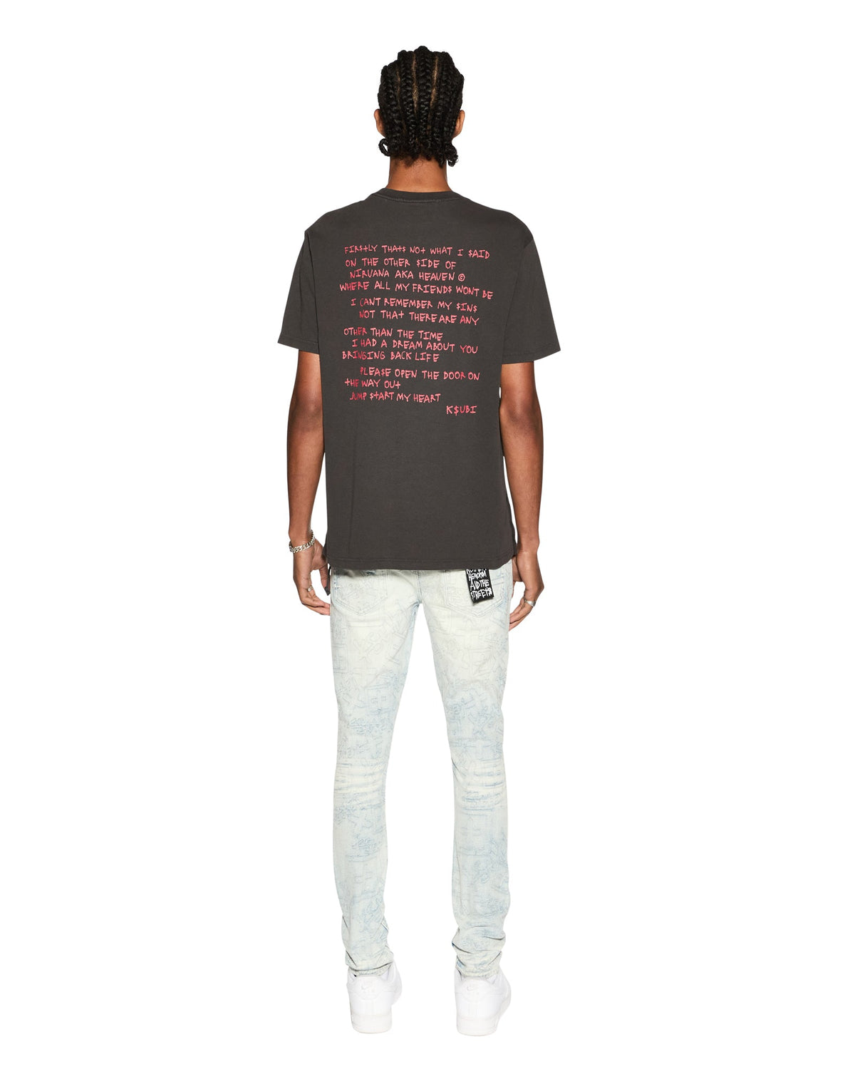 MENS VAN WINKLE STENCIL LEGACY DENIM JEANS