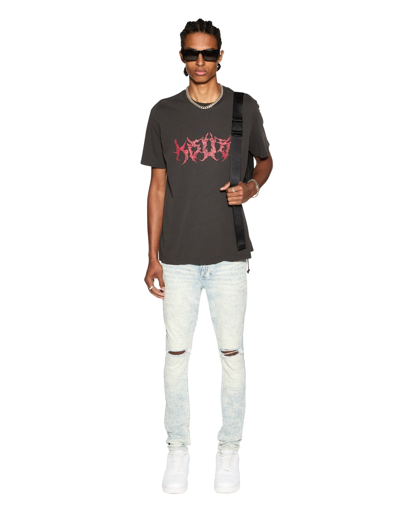 MENS SABBATH KASH SS TEE FADED BLACK REGULAR TEES