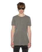 Mens Sioux Ss Tee Vintage Grey Fitted Tees - Grey