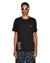 MENS  SKRIPT KASH SS TEE JET BLACK REGULAR TEES