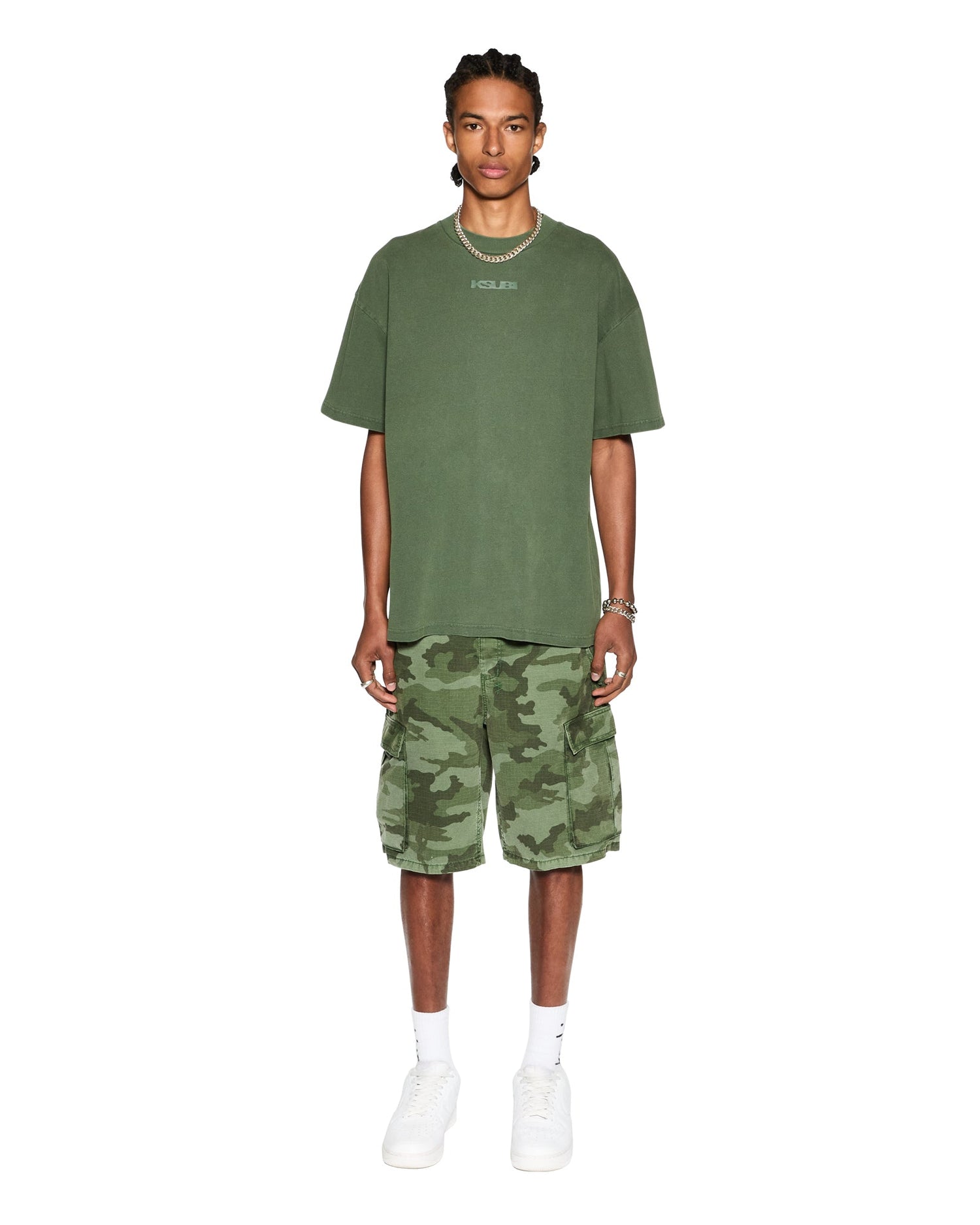 FUGITIVE CARGO SHORT HASH CAMO