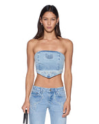 WOMENS SCARF TOP KRYSTAL WESTERN FASHION TOPS