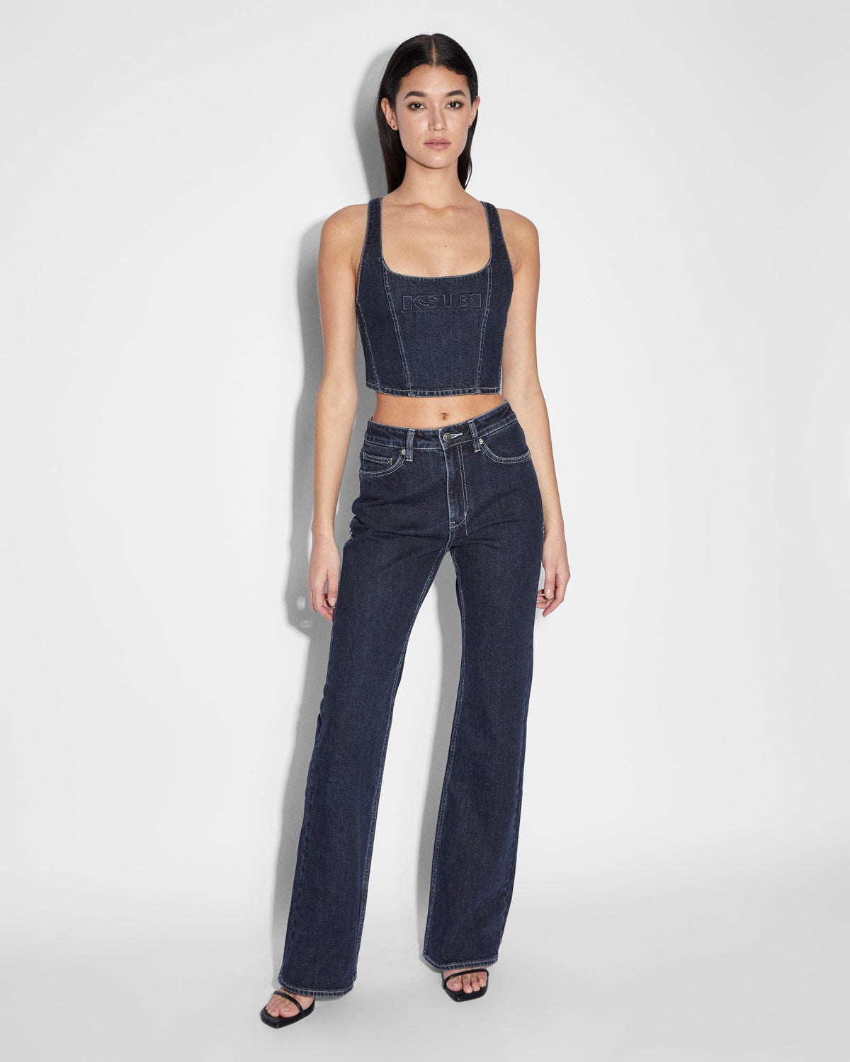 Womens Soho Obscura Flare Denim Jeans - Denim