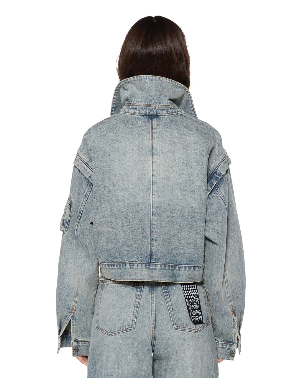 Womens Campbell Jacket Echoes Boxy Jackets - Denim