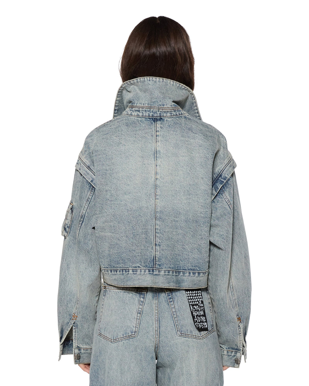 Womens Campbell Jacket Echoes Boxy Jackets - Denim