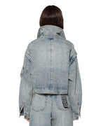 Womens Campbell Jacket Echoes Boxy Jackets - Denim