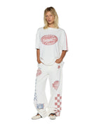 WOMENS GENUINE BOYFRIEND SS TEE VINTAGE WHITE TEES