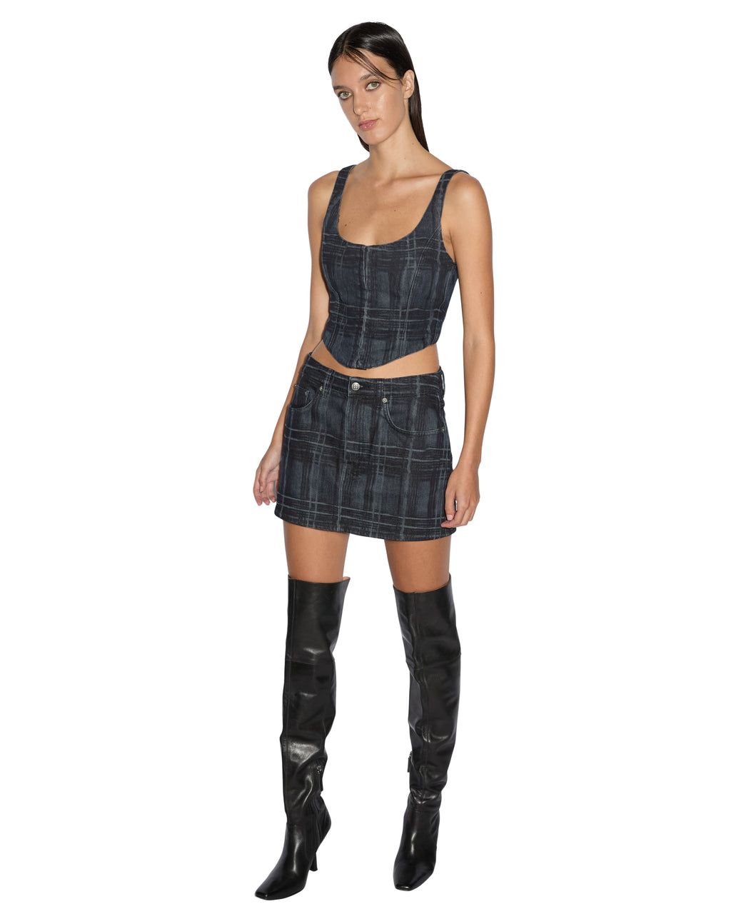 WOMENS LOW RIDER MINI SKOOL SKIRTS