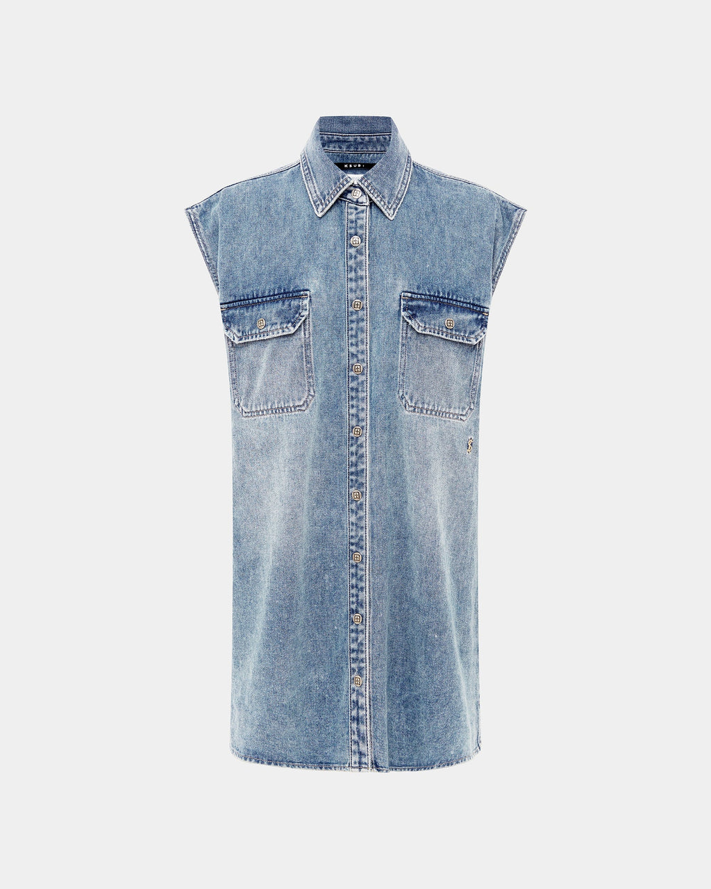 WOMENS SLEEVELESS DRESS OVERKAST SHIRTS