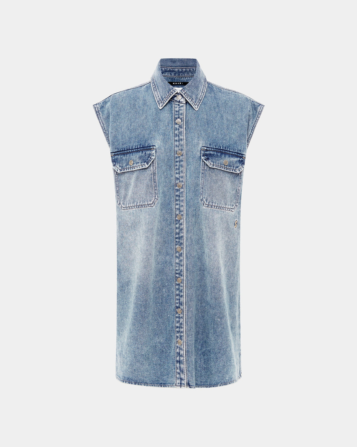 WOMENS SLEEVELESS DRESS OVERKAST SHIRTS