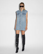 WOMENS SLEEVELESS DRESS OVERKAST SHIRTS