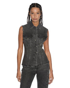 WOMENS SPARK VEST LOVESTRUCK FASHION TOPS