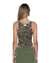 WOMENS  VARSITY CHLOE TANK CAMO SLIM FASHION TOPS
