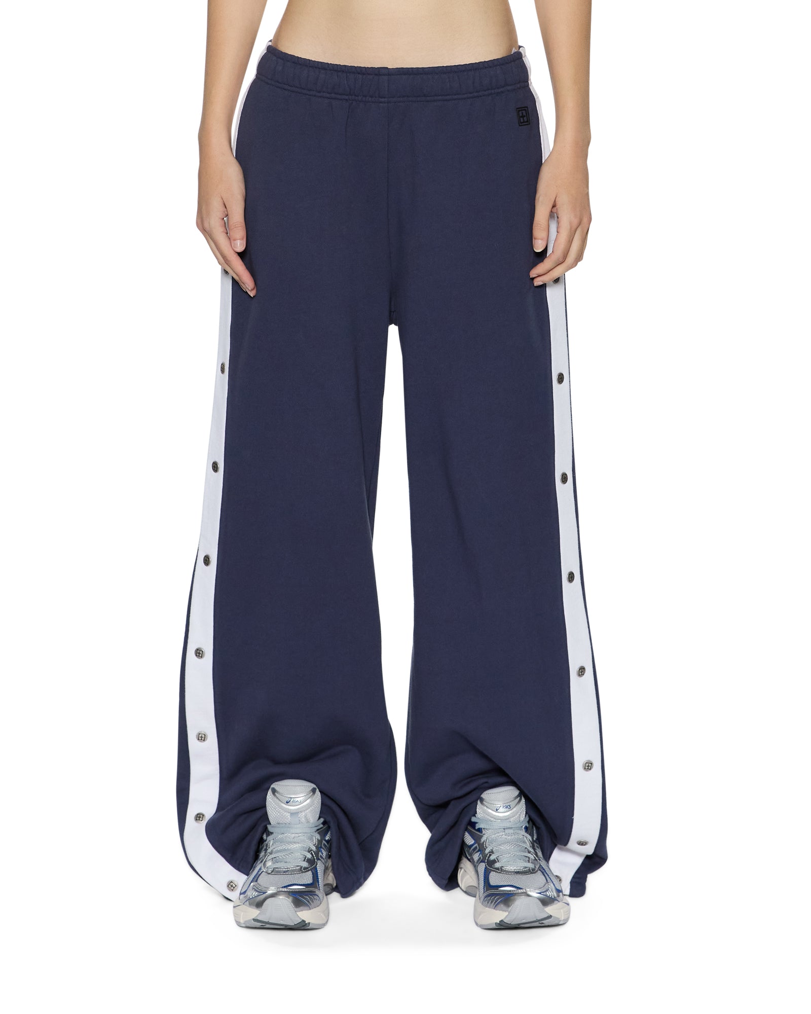 WOMENS ORIGIN TRAKPANT SPLICED INK STRAIGHT PANTS